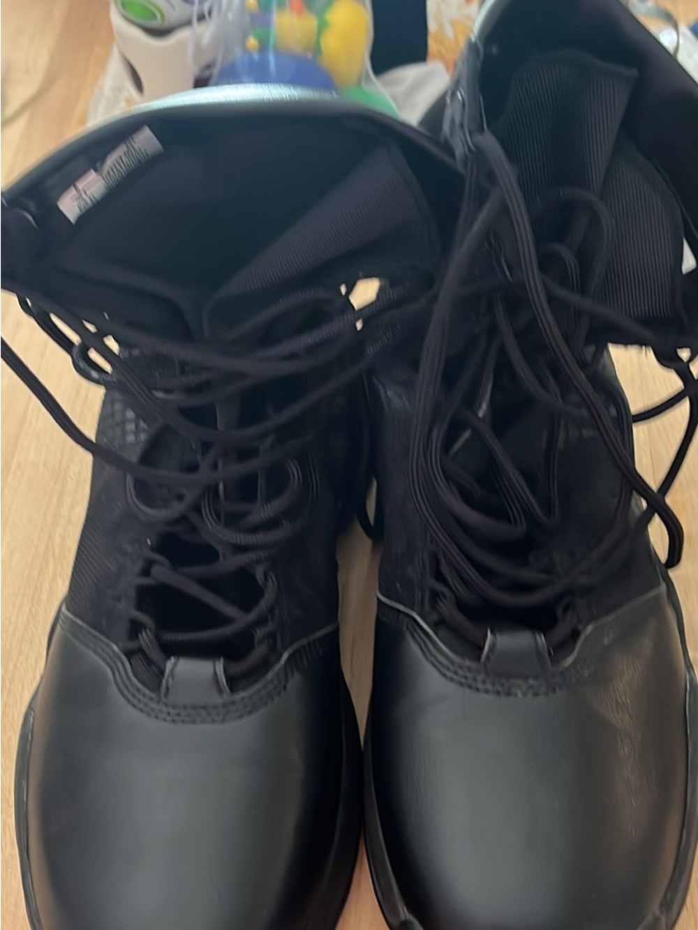 Nike Men's Black Lace-Up Tactical Boots